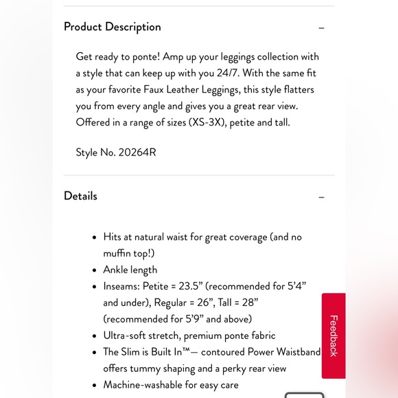 SPANX PONTE ANKLE LEGGING NWT - Picture 2 of 3